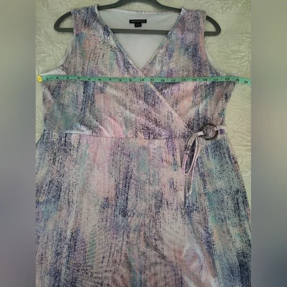 Nina Leonard Maxi Dress Sleeveless Size L - Picture 5 of 6